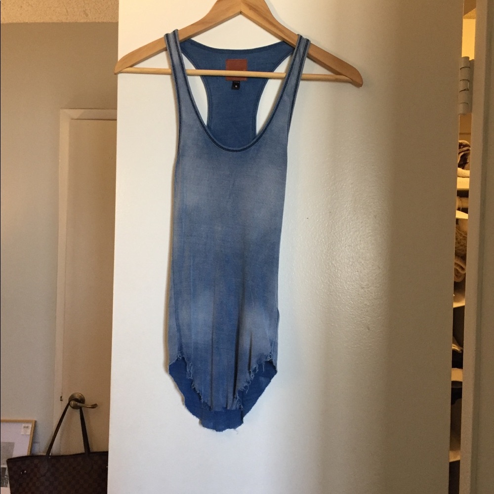 Joe’s Jeans tank top. Tie dye.